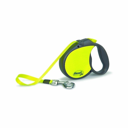 Flexi Flexi Neon Yellow Retractable Plastic Dog Leash Large PNG.266.S NEO15